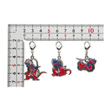 Koraidon - National Pokédex Metal Charm Keychain #1007 - Authentic Japanese Pokémon Center Keychain 