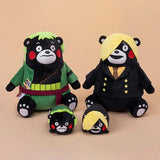 Kumamon Sanji Sitting Plush - ONE PIECE - Authentic Japanese TOEI ANIMATION Plush 