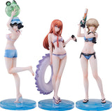 Kurisu Makise & Mayuri Shiina & Suzuha Amane 1/7 Scale Figure Set Swimsuit Ver. - Steins;Gate - Authentic Japanese Solarain Figure 