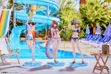 Kurisu Makise & Mayuri Shiina & Suzuha Amane 1/7 Scale Figure Set Swimsuit Ver. - Steins;Gate - Authentic Japanese Solarain Figure 