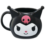 Kuromi Ceramic Die-cut Mug - Sanrio Characters - Authentic Japanese Skater Mug (ceramic) 