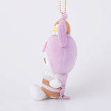 Kuromi Hachi-san Munyugurumi Mascot - Sanrio Characters - Authentic Japanese KThingS Mascot Plush Keychain 