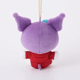 Kuromi Munyugurumi Mascot - BLEACH × Sanrio Characters - Authentic Japanese KThingS Mascot Plush Keychain 
