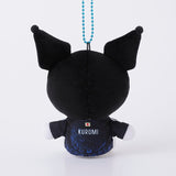 Kuromi Munyugurumi Mascot Japan National Football Team Ver. - Sanrio Characters - Authentic Japanese KThingS Mascot Plush Keychain 