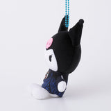 Kuromi Munyugurumi Mascot Japan National Football Team Ver. - Sanrio Characters - Authentic Japanese KThingS Mascot Plush Keychain 