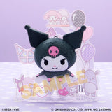 Kuromi Plush & Acrylic Stand Display Set - My Hero Academia - Authentic Japanese SEGA Plush 