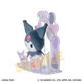 Kuromi Plush & Acrylic Stand Display Set - My Hero Academia - Authentic Japanese SEGA Plush 