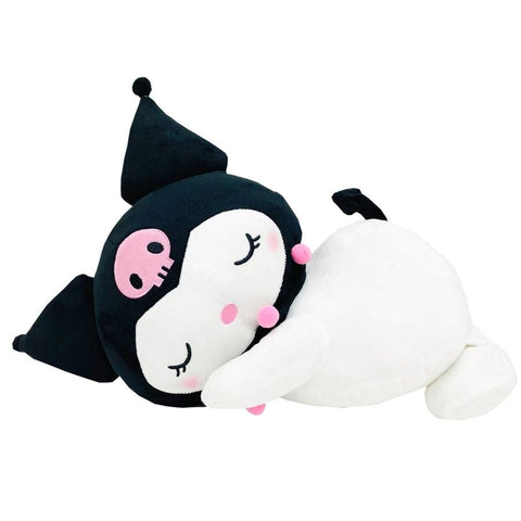 Kuromi Plush Cushion Suyasuya Sleeping Pillow - Sanrio Characters - Authentic Japanese Sanrio Plush 