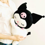 Kuromi Plush Cushion Suyasuya Sleeping Pillow - Sanrio Characters - Authentic Japanese Sanrio Plush 