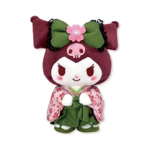 Kuromi Plush (S) Matcha Kimono - Sanrio Characters - Authentic Japanese Nakajima Corporation Plush 