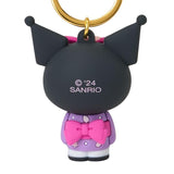 Kuromi Ritsutai Keychain (kimono Ver.) - Sanrio Characters - Authentic Japanese Sanrio Keychain 