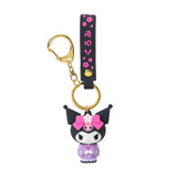 Kuromi Ritsutai Keychain (kimono Ver.) - Sanrio Characters - Authentic Japanese Sanrio Keychain 