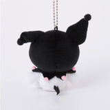 Kuromi Trading Munyugurumi Mascot Plush Collection - Sanrio Characters (1Pcs/Random) - Authentic Japanese KThingS Mascot Plush Keychain 