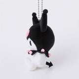 Kuromi Trading Munyugurumi Mascot Plush Collection - Sanrio Characters (1Pcs/Random) - Authentic Japanese KThingS Mascot Plush Keychain 