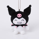 Kuromi Trading Munyugurumi Mascot Plush Collection - Sanrio Characters (1Pcs/Random) - Authentic Japanese KThingS Mascot Plush Keychain 