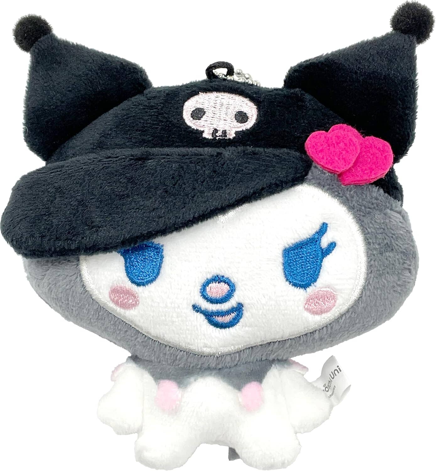 Kuromi x Melodytchi Mascot Plush Keychain - Tamagotchi Uni x