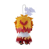 Kyojuro Rengoku Mascot Plush with Speech Bubble "Delicious! Delicious! Delicious!" - Demon Slayer: Kimetsu no Yaiba - Authentic Japanese Shueisha/Viz Media Mascot Plush Keychain 
