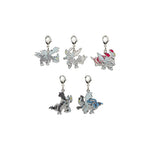 Kyurem - National Pokédex Metal Charm Keychain #646 - Authentic Japanese Pokémon Center Keychain 