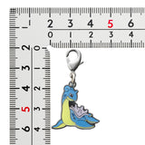 Lapras - National Pokédex Metal Charm Keychain #131 - Authentic Japanese Pokémon Center Keychain 