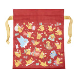 Large Drawstring Bag "Getting Ready for Christmas!" - Authentic Japanese Pokémon Center Merch 