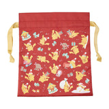 Large Drawstring Bag "Getting Ready for Christmas!" - Authentic Japanese Pokémon Center Merch 