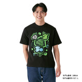 Larvitar & Aron & Gible T-shirt (L) CAVE DWELLER - Authentic Japanese Pokémon Center T-shirt (cotton) 