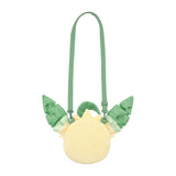 Leafeon Face Pochette Bag Eevee Collection - Authentic Japanese Pokémon Center Pouch Bag 