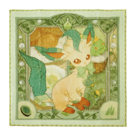Leafeon Hand Towel Eevee Collection - Authentic Japanese Pokémon Center Towel (cotton) 