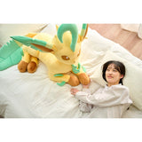 Leafeon Life-size Nesoberi Plush - Authentic Japanese Pokémon Center Plush 