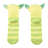 Leafeon Middle Socks (25-29cm) With Mascot - Authentic Japanese Pokémon Center Socks (cotton) 