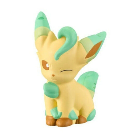 Leafeon Pokémon Kids Figure Liko & Travel Companions Edition - Authentic Japanese Bandai Namco Figure 