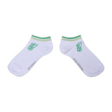 Leafeon Short Socks with Line Detail LF (23–25cm) - Authentic Japanese Pokémon Center Socks (cotton) 