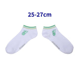 Leafeon Short Socks with Line Detail LF (25–27cm) - Authentic Japanese Pokémon Center Socks (cotton) 