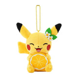 Lemon Pikachu Plush Mascot - Pokémon Center Hiroshima R - Authentic Japanese Pokémon Center Mascot Plush Keychain 