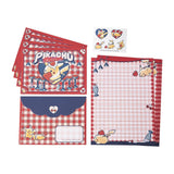 Letter Set PIKACHU DINER - Authentic Japanese Pokémon Center Paper Products 