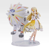 Lillie (24th Anniversary) & Solgaleo MASTERLISE PLUS Figure - Pokémon Masters - Authentic Japanese Bandai Namco Figure 