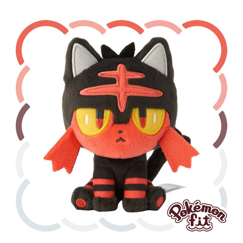 Litten Plush Pokémon fit - Authentic Japanese Pokémon Center Plush 
