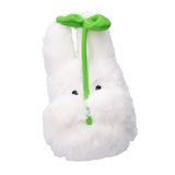 Little Totoro Holding Leaf Plush Friendly Encounter - My Neighbor Totoro - Authentic Japanese Sun Arrow Plush 