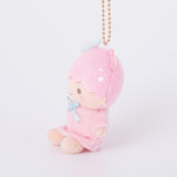 Little Twin Stars Munyugurumi Trading Mascot Plush Collection - Sanrio Characters (8Pcs/BOX) - Authentic Japanese KThingS Mascot Plush Keychain 