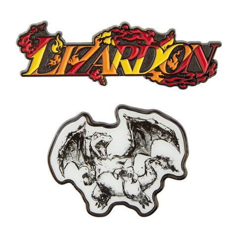 LIZARDON (Charizard) Pin Set - Pokémon x NEW ERA - Authentic Japanese Pokémon Center Pin 