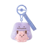 Lonely Ditto Mascot Plush With Carabiner Ten Poké Ten Colors - Authentic Japanese Pokémon Center Mascot Plush Keychain 