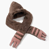 Lopmon Scarf With Gloves - Digimon Tamers - Authentic Japanese TOEI ANIMATION Scarf 