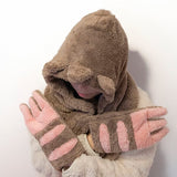 Lopmon Scarf With Gloves - Digimon Tamers - Authentic Japanese TOEI ANIMATION Scarf 