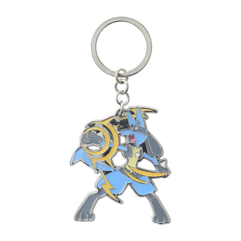 Lucario Metal Keychain - Authentic Japanese Pokémon Center Keychain 