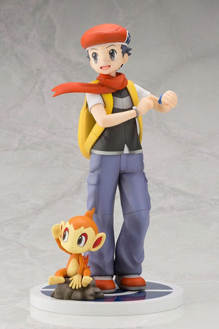 Lucas with Chimchar 1/8 Kotobukiya ARTFX J Figure Pokémon Series - Authentic Japanese KOTOBUKIYA Figure 