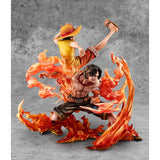 Luffy ＆ Ace Figure Portrait.Of.Pirates “NEO-MAXIMUM” ～Sibling Bond～ 20th LIMITED Ver. ONE PIECE - Authentic Japanese MegaHouse Figure 