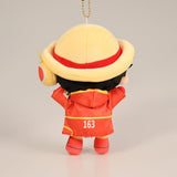 Luffy Plush Keychain Banzai! (Egghead Ver.) - ONE PIECE - Authentic Japanese TOEI ANIMATION Mascot Plush Keychain 