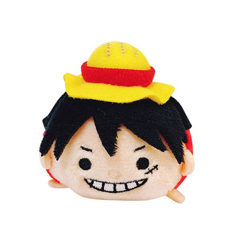 Luffy Plush Mascot Mugimugi Otedama (Onigashima Raid Ver.) ONE PIECE - Authentic Japanese TOEI ANIMATION Mascot Plush Keychain 