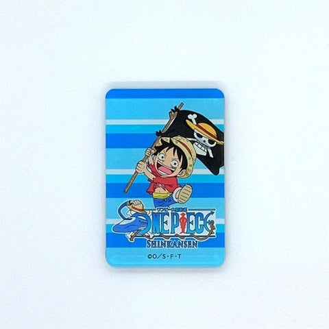 Luffy Shinkansen Panel Magnet - ONE PIECE - Authentic Japanese JR Train Box Magnet Toy 