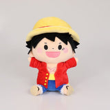 Luffy Sitting Plush Banzai! - ONE PIECE - Authentic Japanese TOEI ANIMATION Plush 